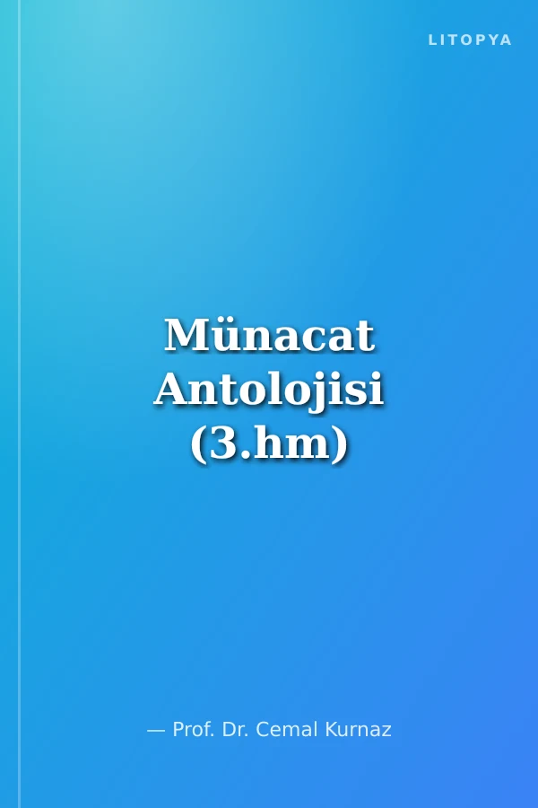 Münacat Antolojisi (3.hm)