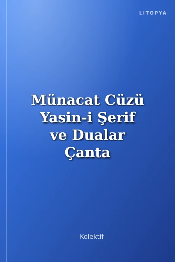 Münacat Cüzü Yasin-i Şerif ve Dualar Çanta Boy (Kod:AYFA166)