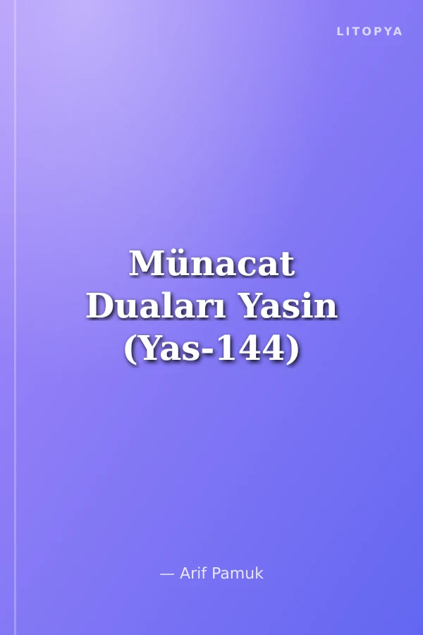 Münacat Duaları Yasin (Yas-144)