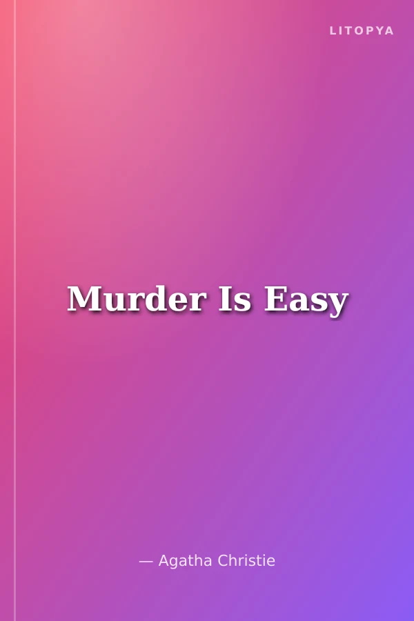 Murder Is Easy