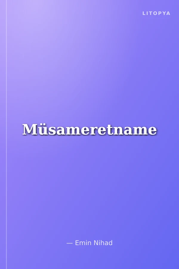 Müsameretname