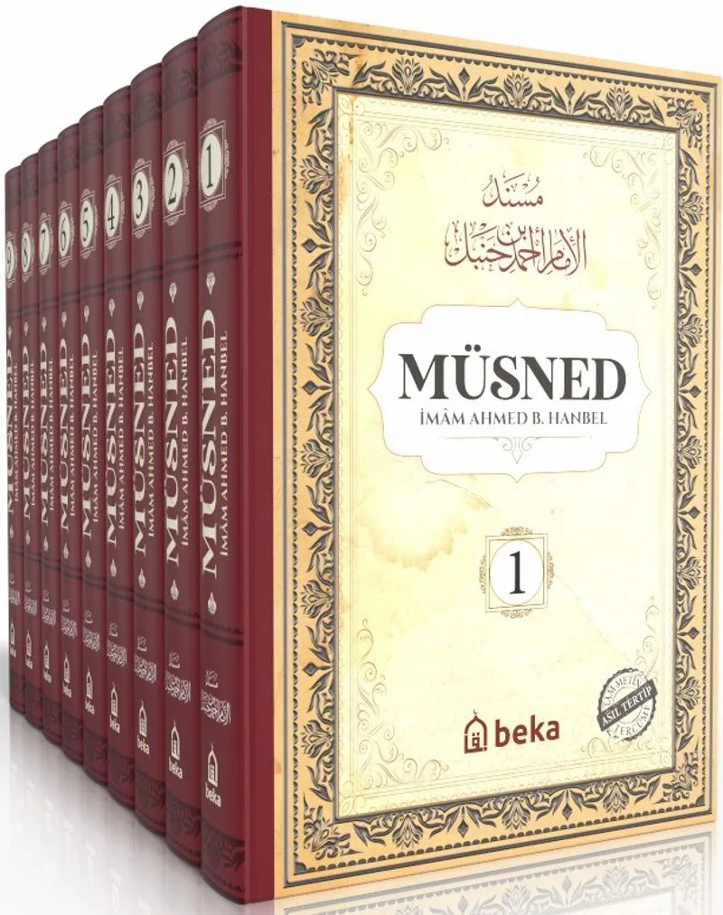 Müsned (9 Cilt Takım - Arapça Metinli)