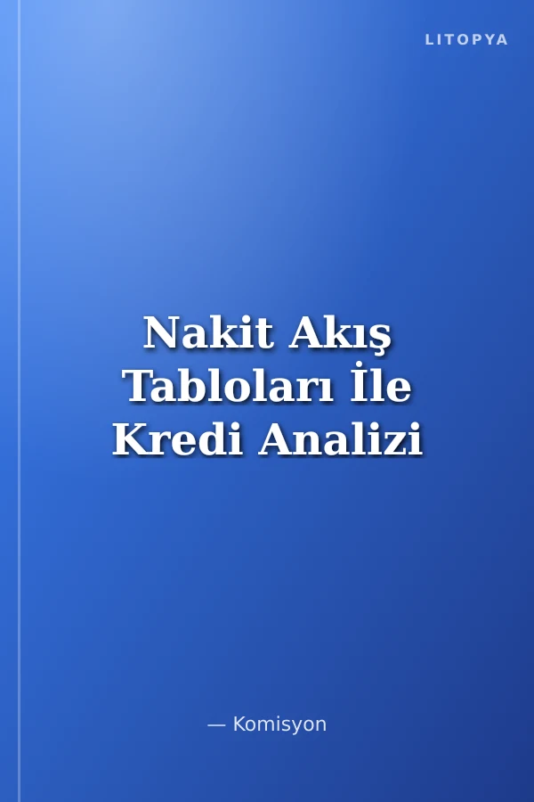 Nakit Akış Tabloları İle Kredi Analizi