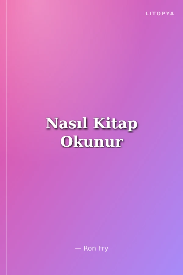Nasıl Kitap Okunur