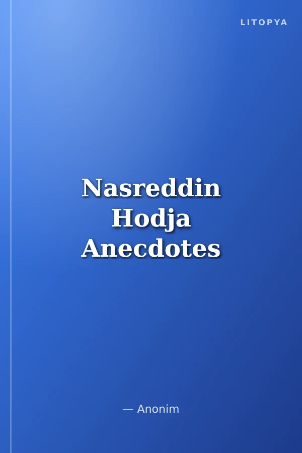 Nasreddin Hodja Anecdotes