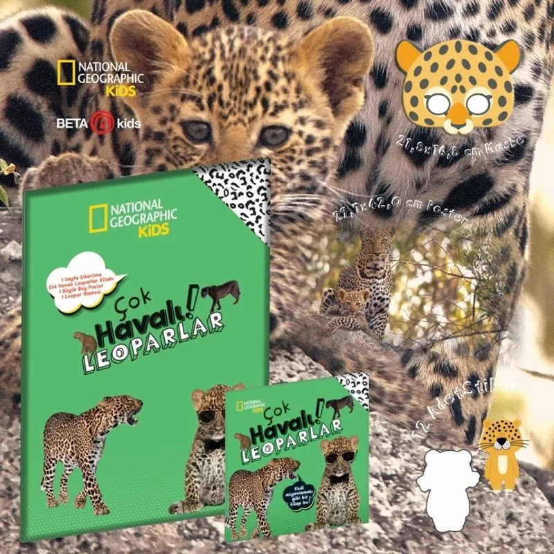 National Geographic Kids - Çok Havalı Paket - Çok Havalı Leoparlar