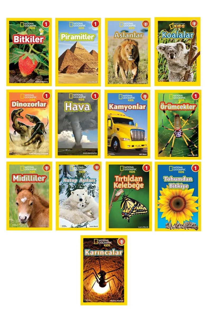 National Geographic Kids Okuma Serisi Seviye 1 Seti (13 Kitap)
