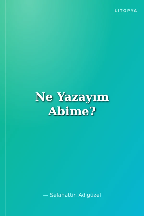 Ne Yazayım Abime?