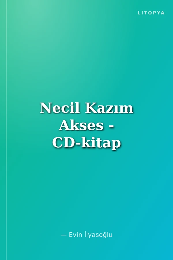 Necil Kazım Akses - CD-kitap