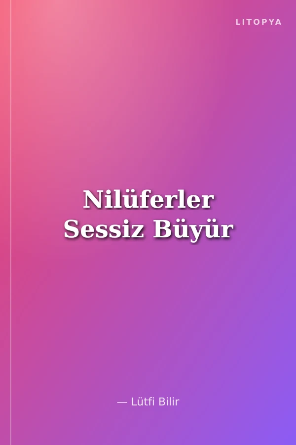 Nilüferler Sessiz Büyür