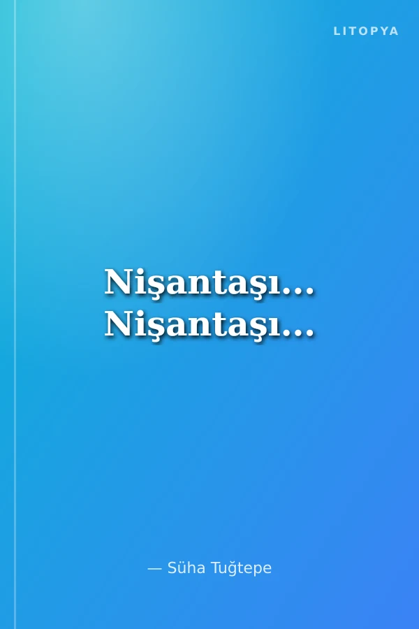 Nişantaşı... Nişantaşı...