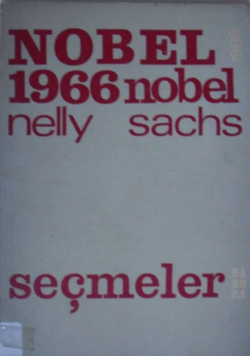 Nobel 1966 - Nelly Sachs - Seçmeler (Kod: 2-E-36)