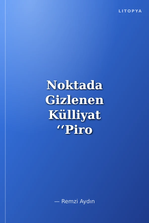 Noktada Gizlenen Külliyat ‘‘Piro 4''