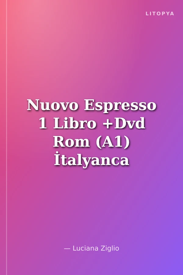 Nuovo Espresso 1 Libro +Dvd Rom (A1) İtalyanca Temel Seviye