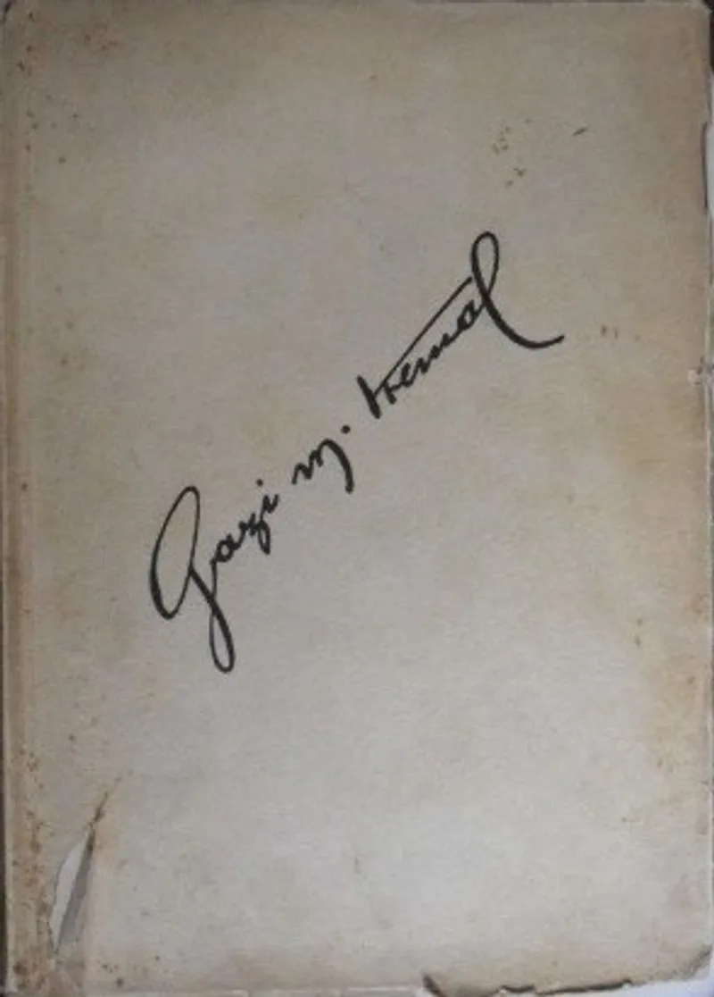 Nutuk (Latin Harfleriyle, İlk Tek Cilt Halk Baskısı) (Kod: 6-F-15)
