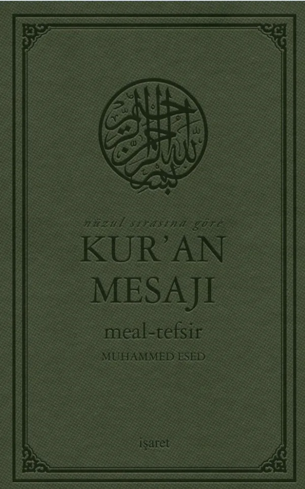 Nüzul Sırasına Göre Kur'an Mesajı Meal-Tefsir Büyük Boy Mushaflı (Arapça Metinli)
