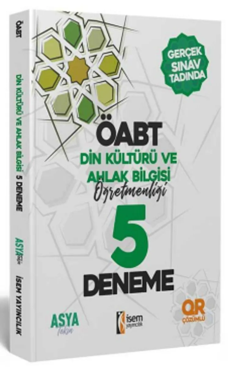 ÖABT Din Kültürü ve Ahlak Bilgisi Öğretmenliği 5'li Deneme