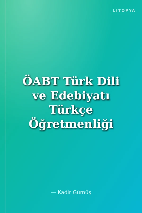 ÖABT Türk Dili ve Edebiyatı Türkçe Öğretmenliği Yeni Türk Edebiyatı Video Ders Notları Bengi 4