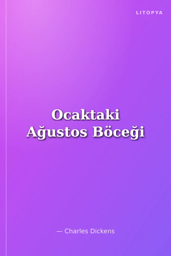 Ocaktaki Ağustos Böceği