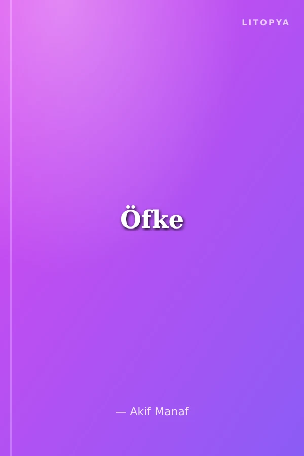 Öfke