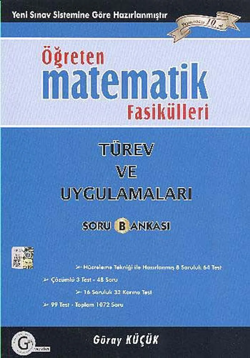 Öğreten Matematik Fasikülleri: Türev ve Uygulamaları Soru Bankası