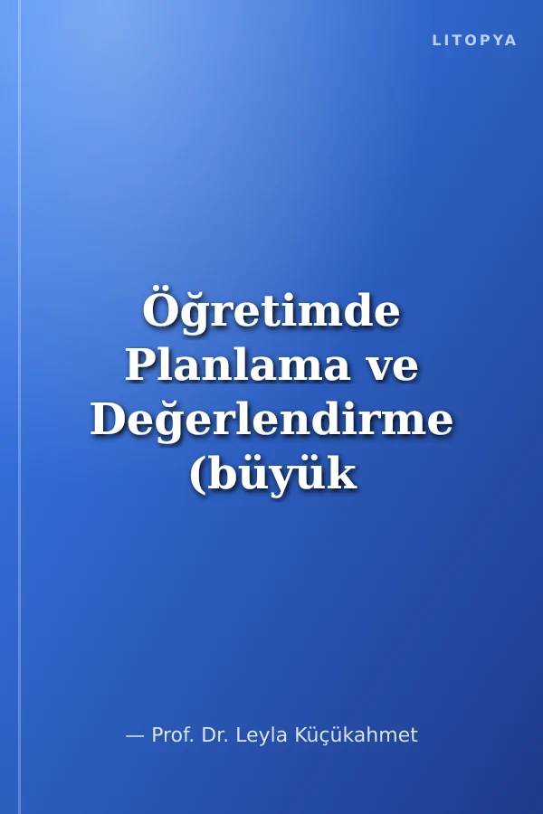 Öğretimde Planlama ve Değerlendirme (büyük boy)