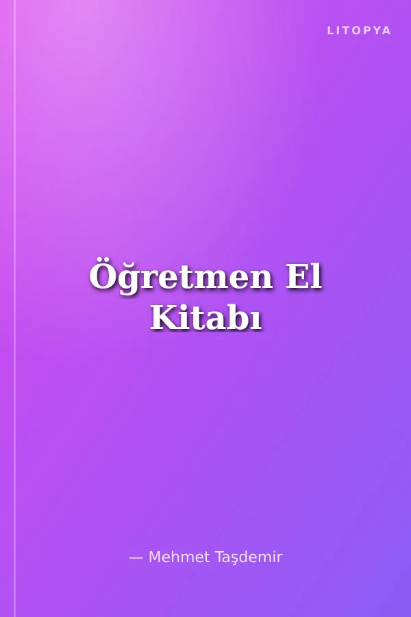 Öğretmen El Kitabı