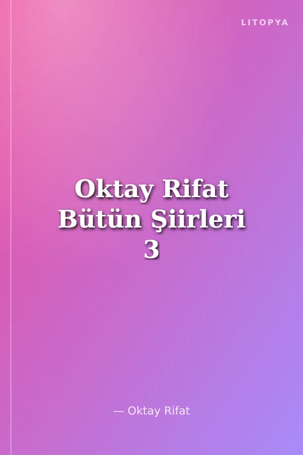 Oktay Rifat Bütün Şiirleri 3