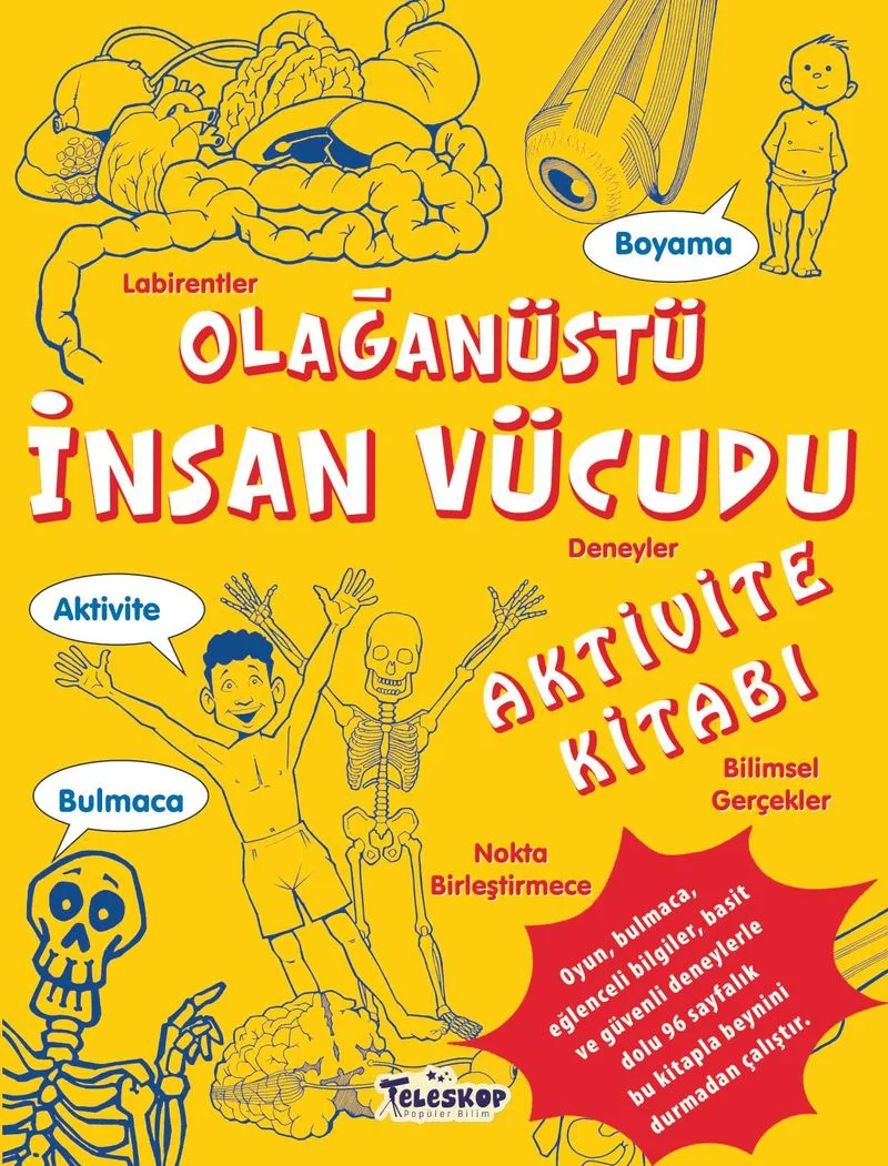 Olağanüstü İnsan Vücudu Aktivite Kitabı