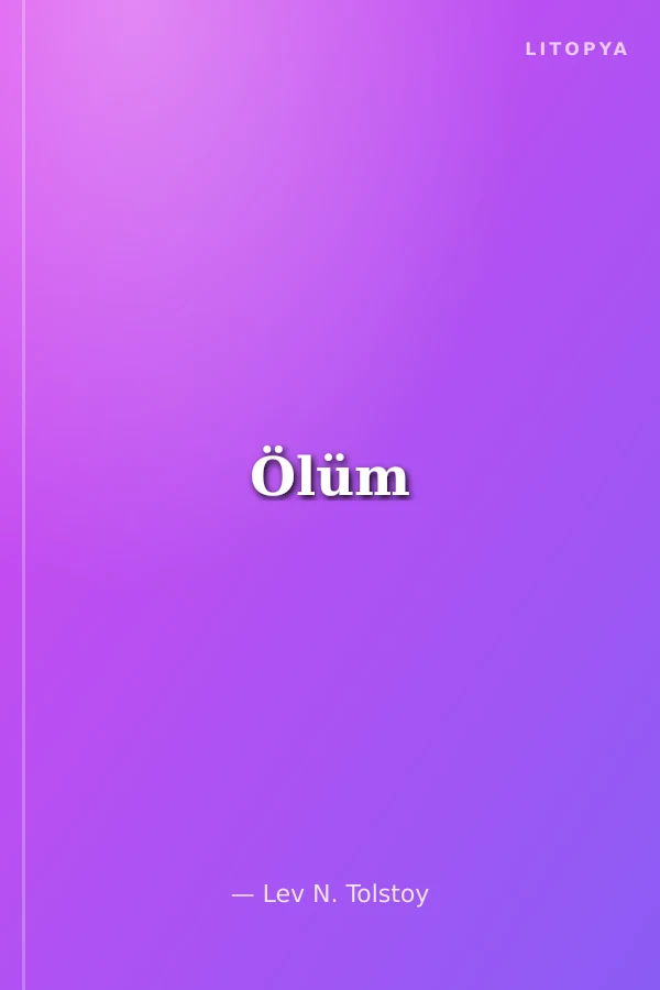 Ölüm