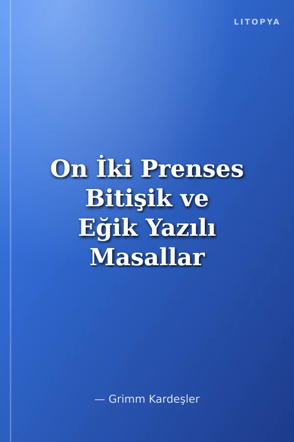 On İki Prenses Bitişik ve Eğik Yazılı Masallar