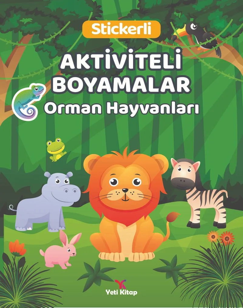 Orman Hayvanları Aktiviteli Boyamalar