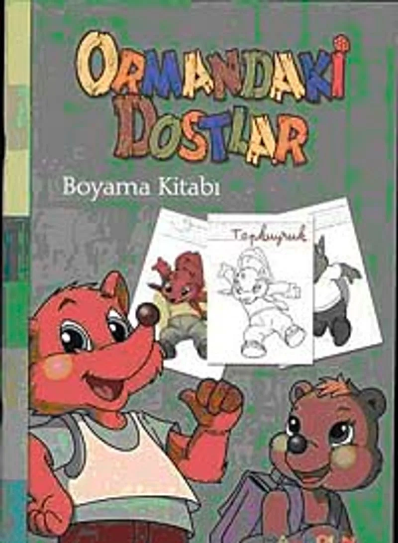 Ormandaki Dostlar - Boyama Kitabı
