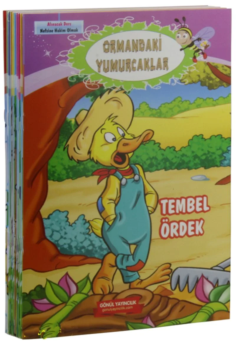 Ormandaki Yumurcaklar Seti (10 Kitap, Renkli Resimli)