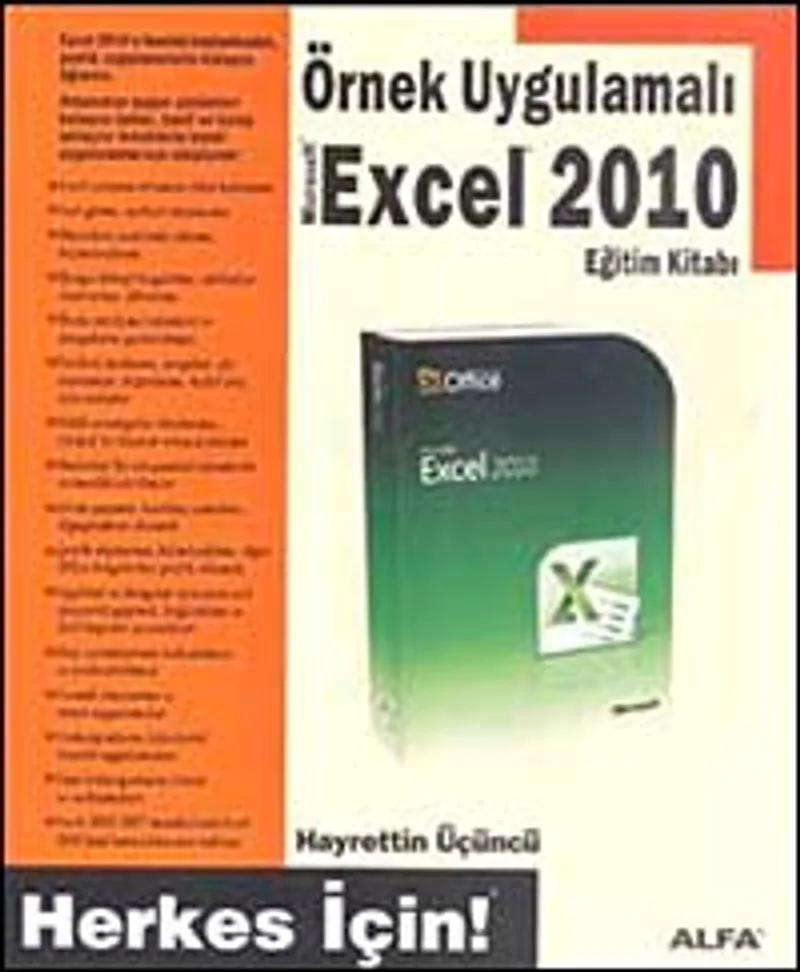 Örnek Uygulamalı Excel 2010 Eğitim Kitabı
