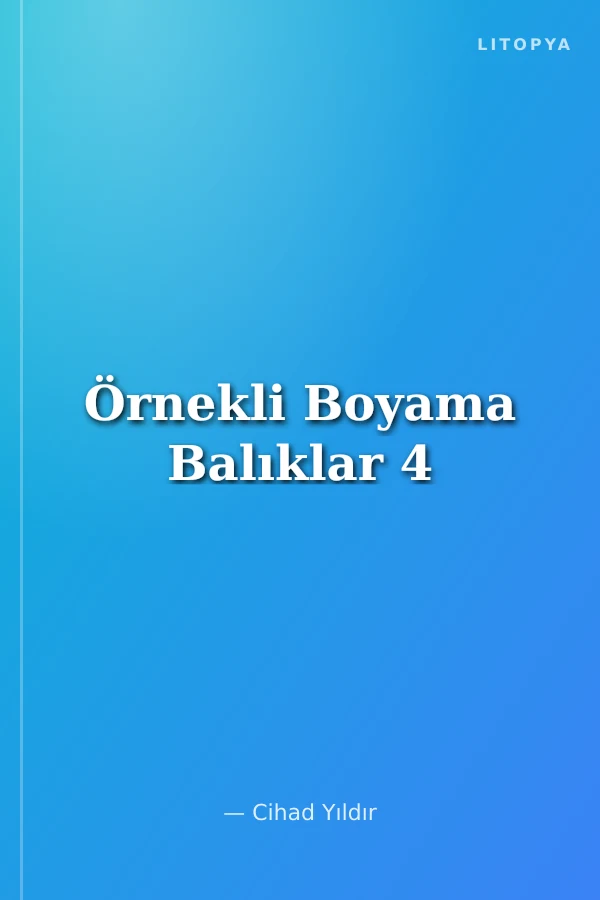 Örnekli Boyama Balıklar 4