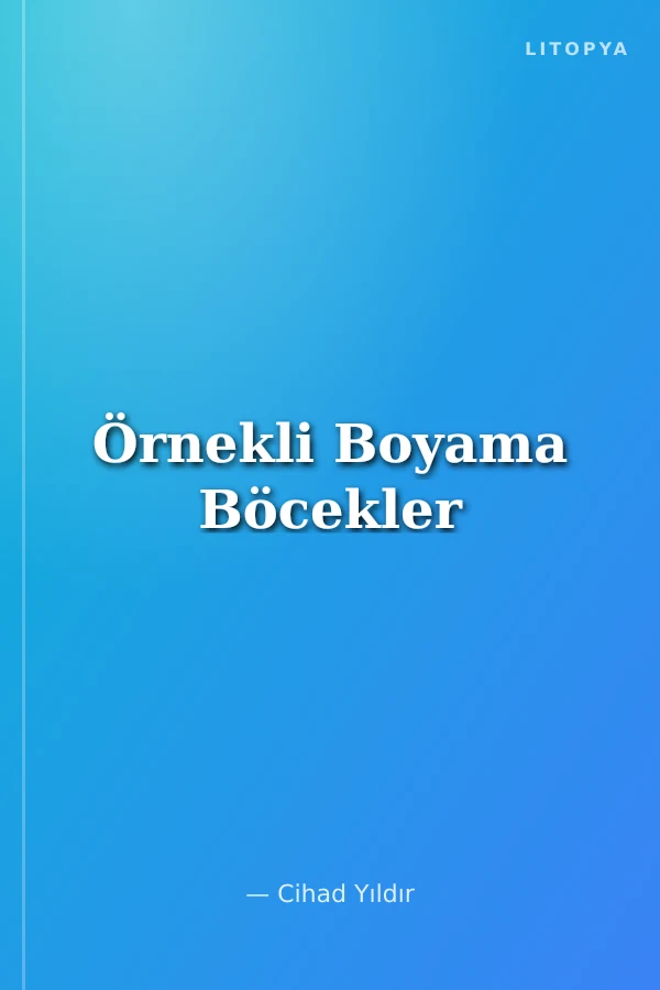 Örnekli Boyama Böcekler