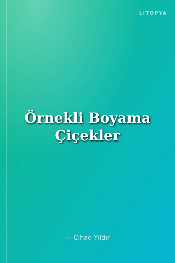 Örnekli Boyama Çiçekler