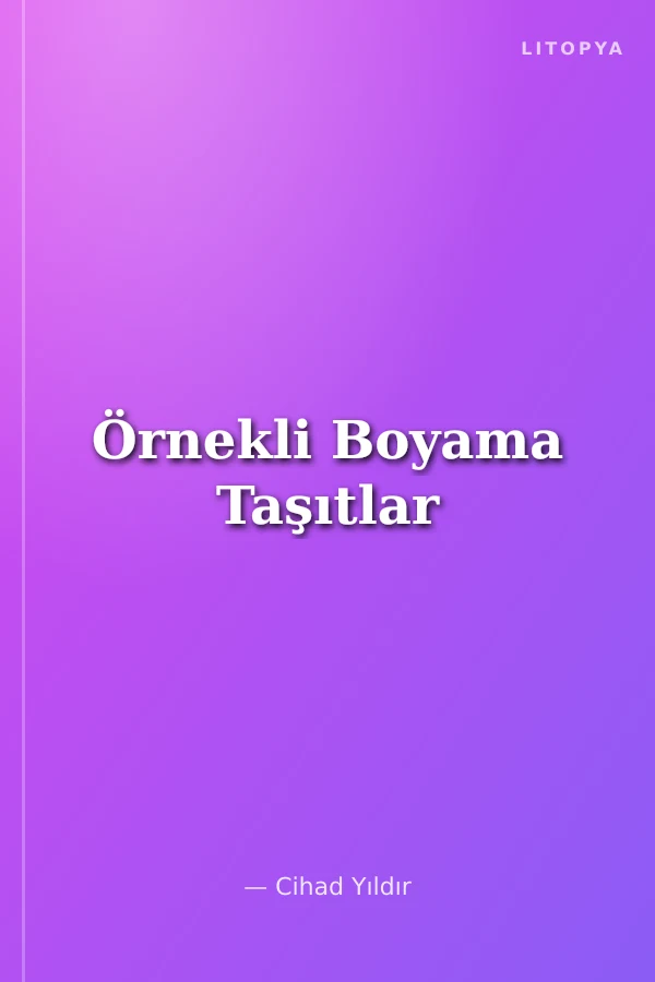 Örnekli Boyama Taşıtlar