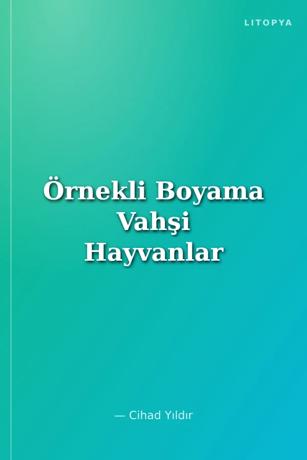 Örnekli Boyama Vahşi Hayvanlar