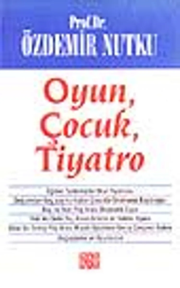 Oyun, Çocuk, Tiyatro