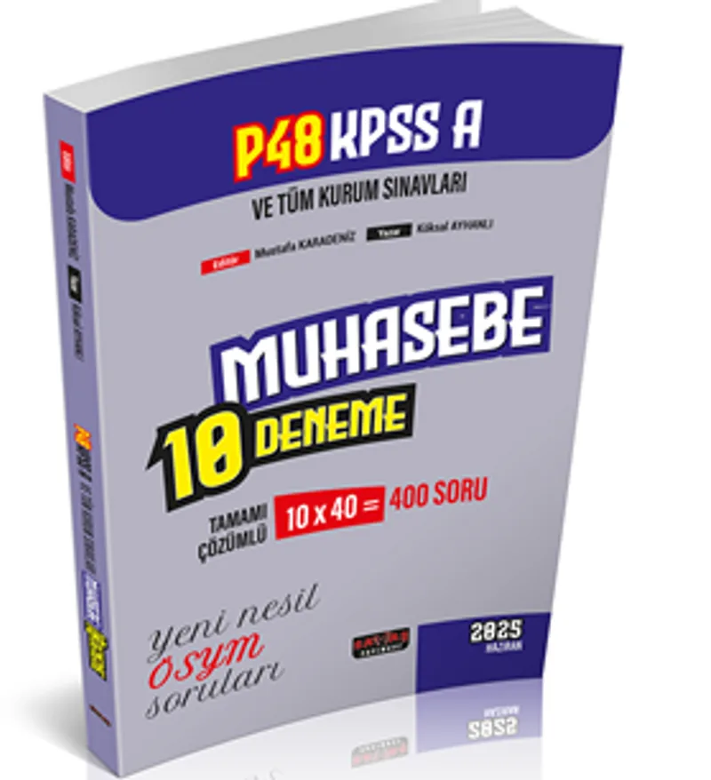 P48 KPSS A Grubu Muhasebe 10 Deneme