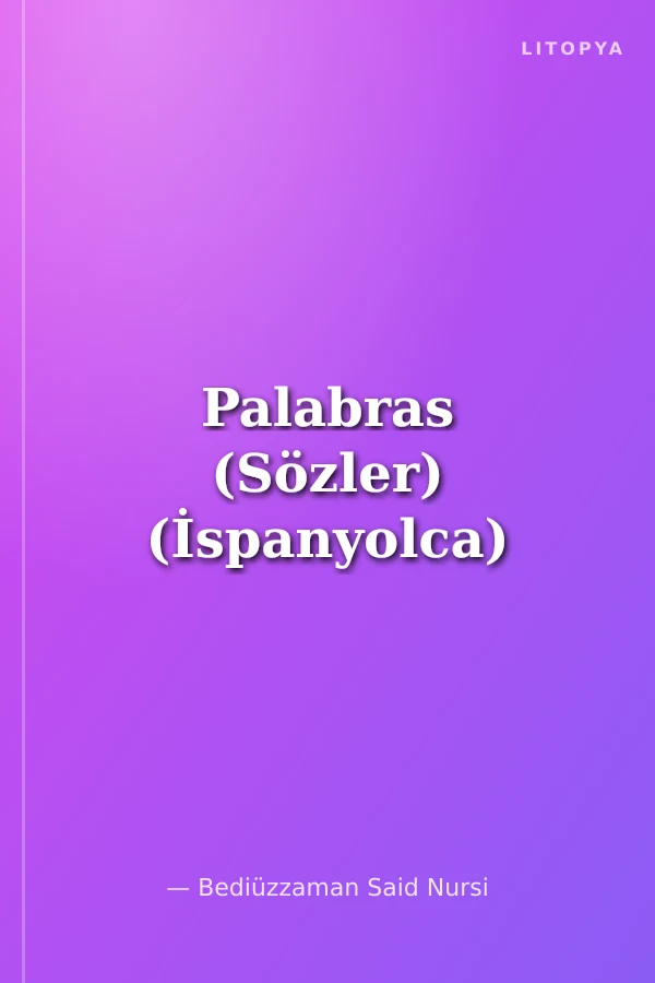 Palabras (Sözler) (İspanyolca)