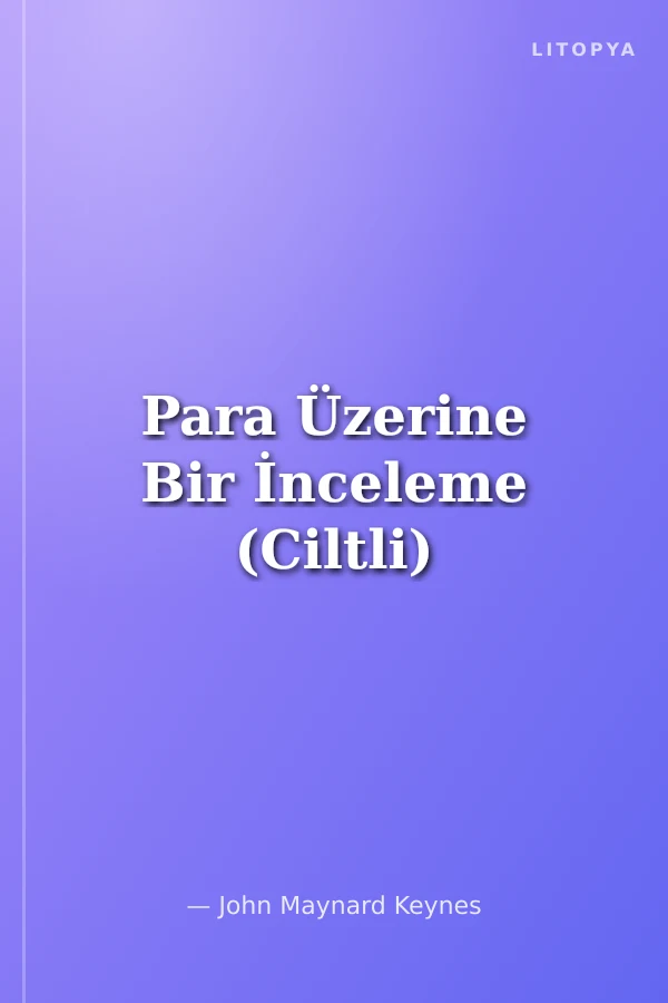 Para Üzerine Bir İnceleme (Ciltli)