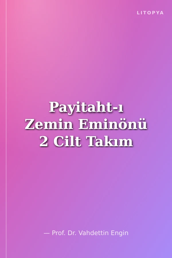 Payitaht-ı Zemin Eminönü 2 Cilt Takım