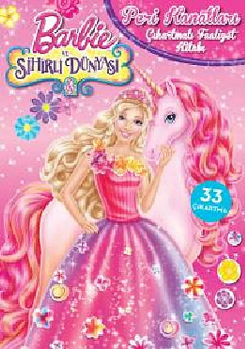 Peri Kanatları Çıkartmalı Faaliyet Kitabı / Barbie ve Sihirli Dünyası