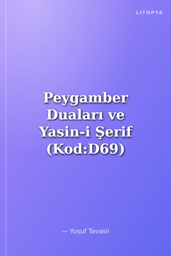 Peygamber Duaları ve Yasin-i Şerif (Kod:D69)