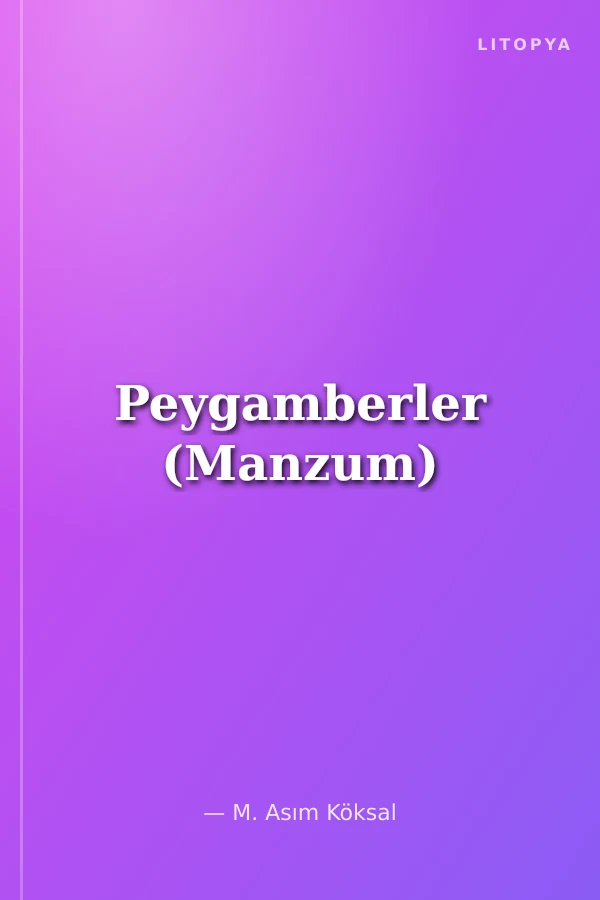 Peygamberler (Manzum)