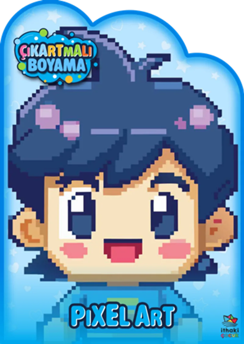 Pixel Art Zamanı &ndash; Çıkartmalı Boyama Kitabı