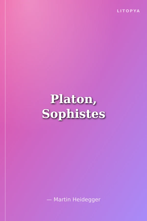 Platon, Sophistes